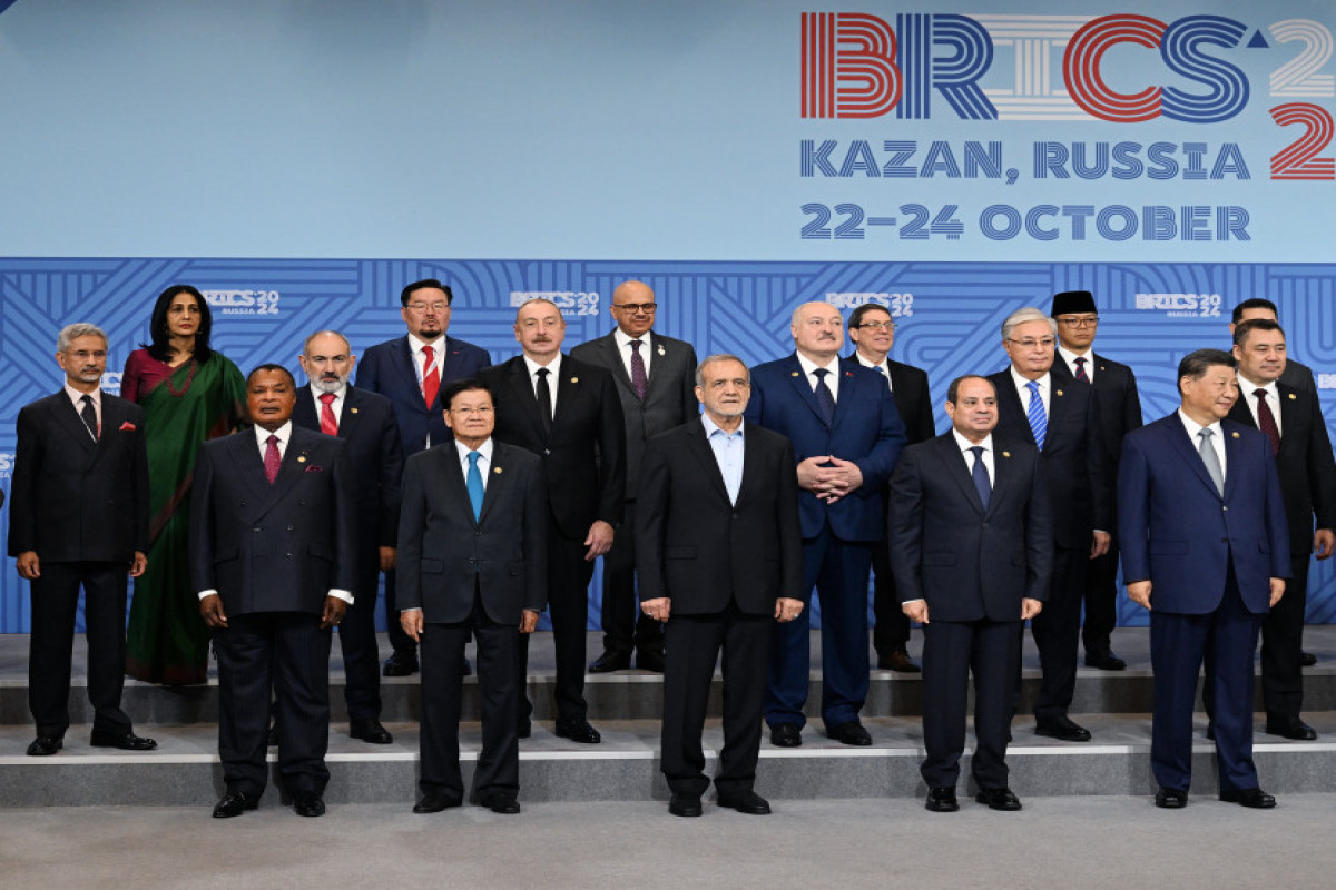 Azərbaycan Prezidenti Kazanda Outreach/BRICS formatının ilk plenar iclasında çıxış edib - YENİLƏNİB-1  - FOTO 