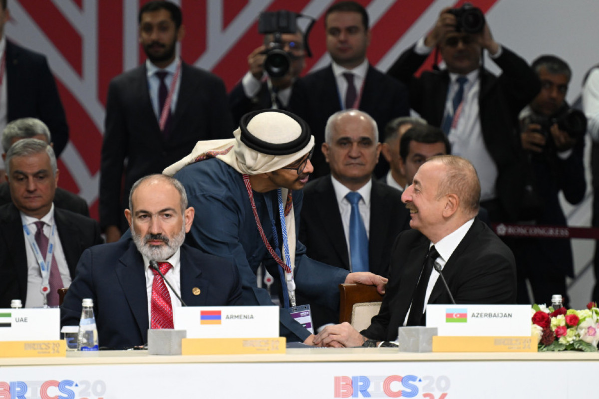 Azərbaycan Prezidenti Kazanda Outreach/BRICS formatının ilk plenar iclasında çıxış edib - YENİLƏNİB-1  - FOTO 