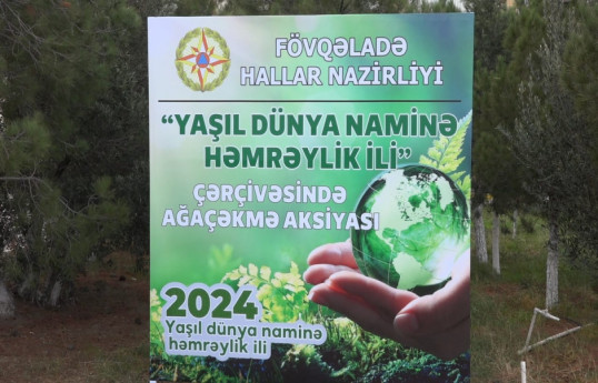 FHN  “Yaşıl dünya naminə həmrəylik ili” çərçivəsində növbəti dəfə ağacəkmə aksiyası keçirib