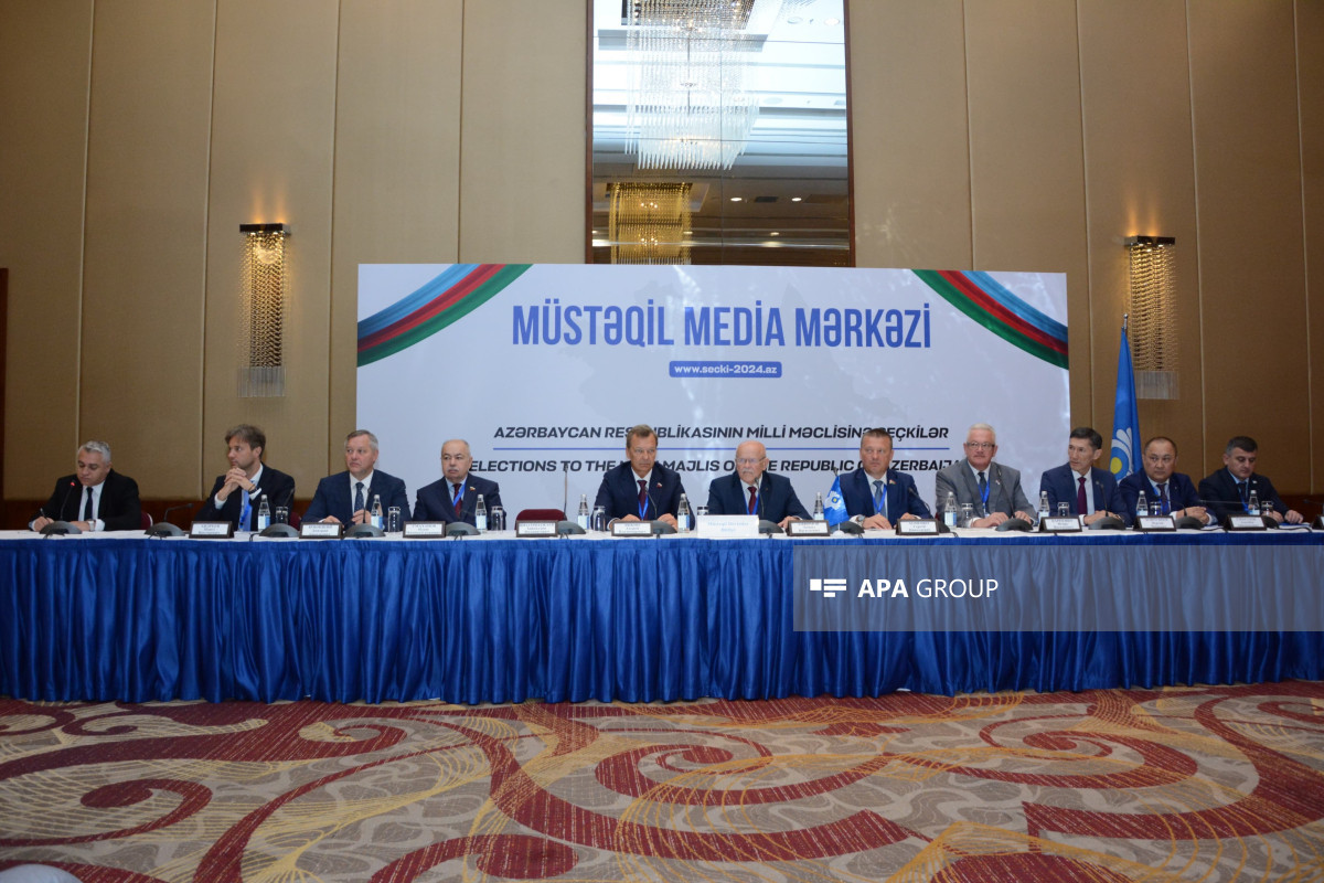 MDB Parlamentlərarası Assambleyasının nümayəndəsi: Seçkilərin şəffaf keçirilməsi üçün bütün lazımı tədbirlər görülüb