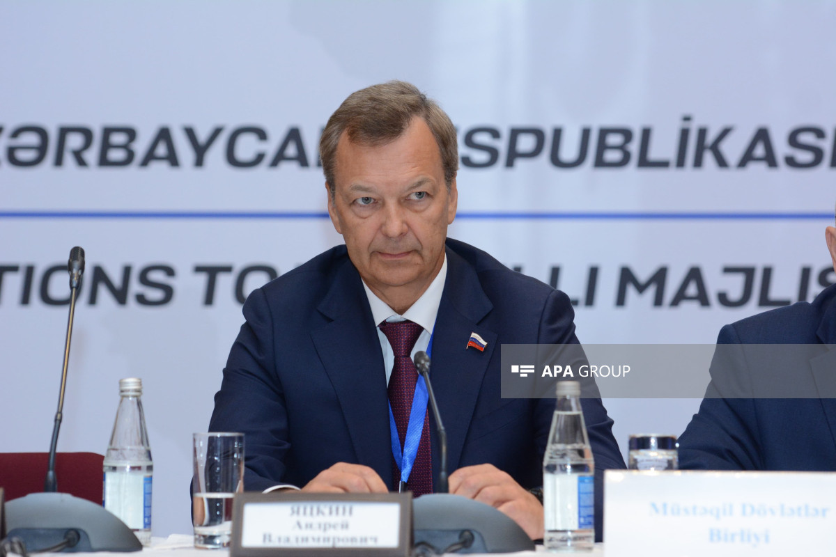 Müstəqil Dövlətlər Birliyi Parlamentlərarası Assambleyasının nümayəndəsi Andrey Yatskin