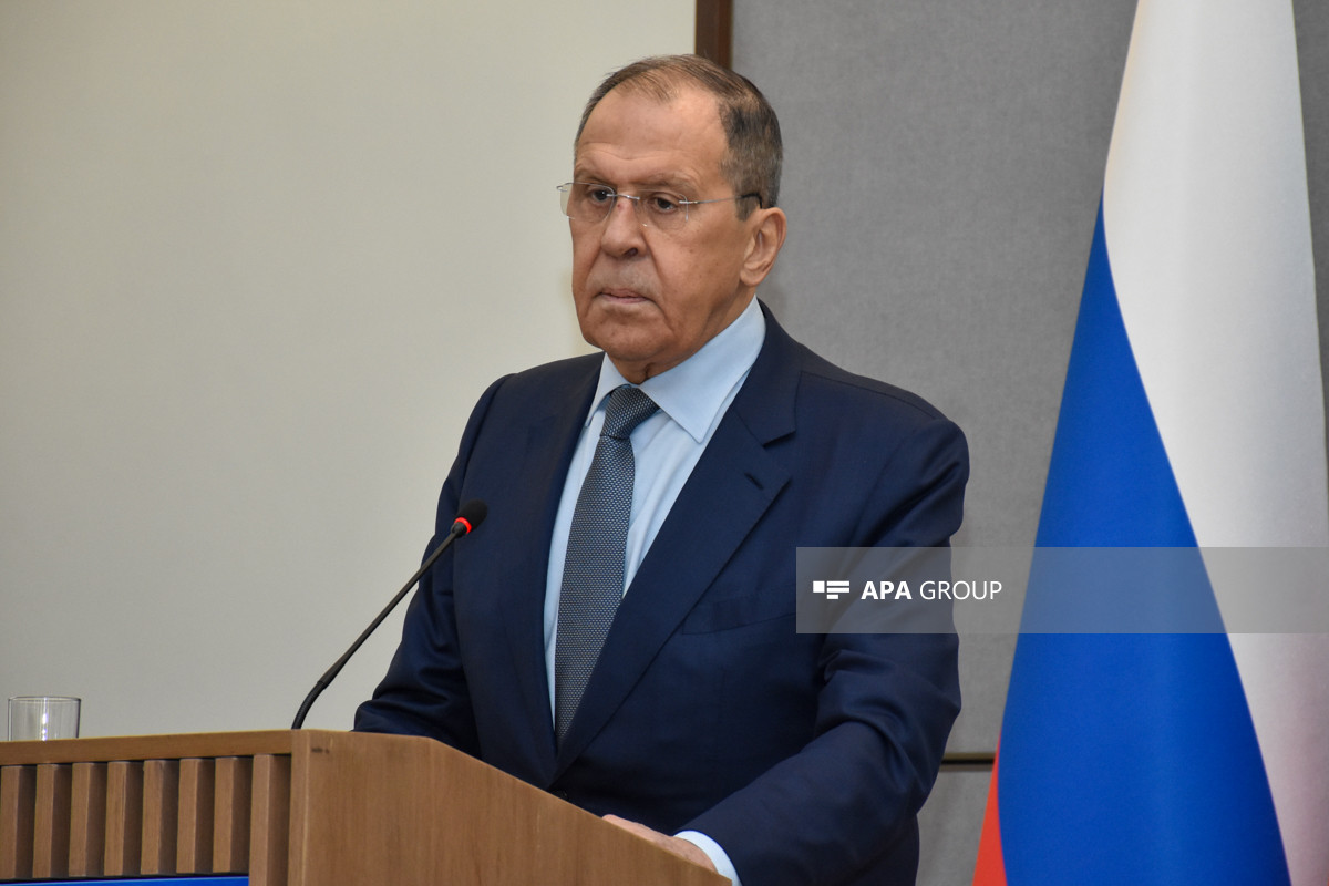 Rusiya xarici işlər naziri Sergey Lavrov