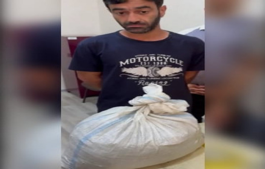 Sabirabadda əvvəllər məhkum olunmuş şəxsdən 5 kq narkotik götürülüb