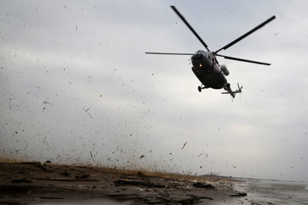 Rusiyada radarlardan itən helikopter tapılıb