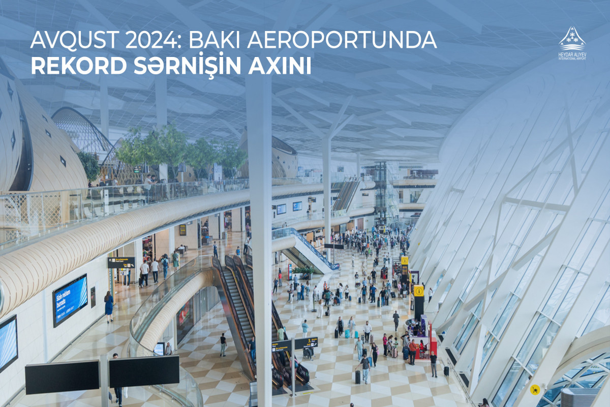 Bakı aeroportunda bu il sərnişin axını 33% artıb