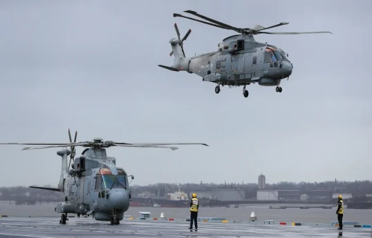 Britaniya Kral Donanmasının helikopteri La-Manş boğazına düşüb, 1 nəfər ölüb
