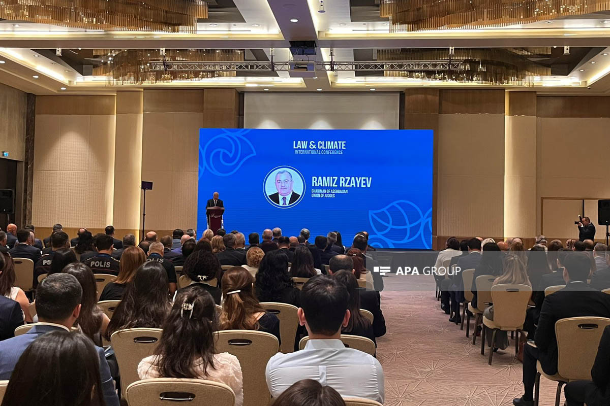 Bakıda “LAW & CLİMATE” adlı beynəlxalq konfrans keçirilir