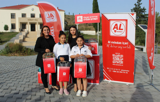 AL Market azad olan ərazilərdə “Məktəbə Qayıdış” tədbirləri keçirib - FOTO 