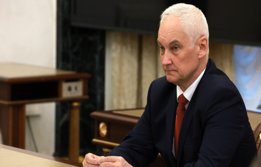 Rusiyanın müdafiə naziri Andrey Belousov