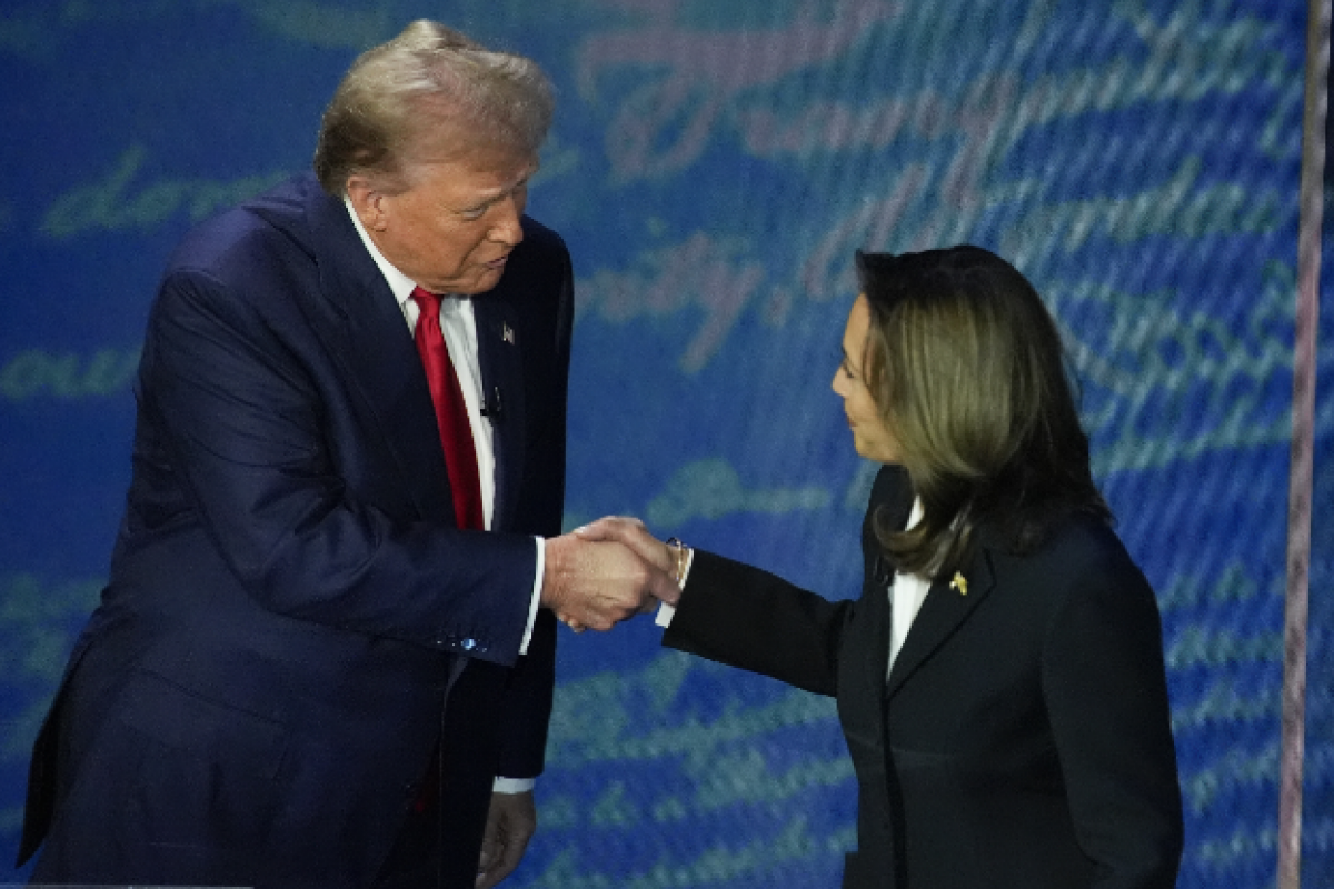 Donald Tramp və Kamala Harris arasında seçki debatı başlayıb