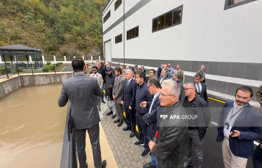 Azərbaycanda akkreditə olunmuş xarici diplomatlar Kəlbəcərdə “Yuxarı Vəng” SES-ə baş çəkiblər - FOTO  - VİDEO 