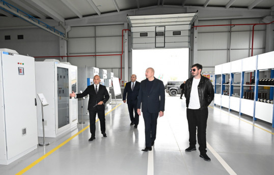Ağdamda Elektrik paylayıcı avadanlıqların, elektrik yuvalarının və beton yarımstansiyalarının istehsalı zavodu açılıb