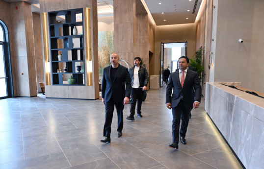 Prezident İlham Əliyev “Aghdam City Hotel”in açılışında iştirak edib  - YENİLƏNİB 