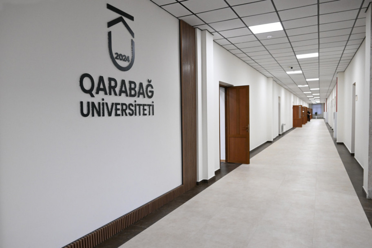 Prezident Xankəndi şəhərində Qarabağ Universitetinin açılışında iştirak edib - YENİLƏNİB 1 