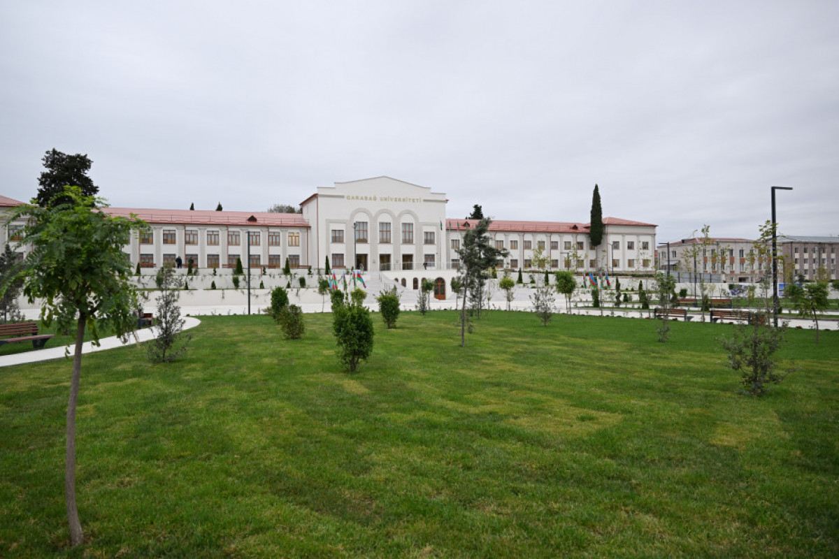 Prezident Xankəndi şəhərində Qarabağ Universitetinin açılışında iştirak edib - YENİLƏNİB 1 