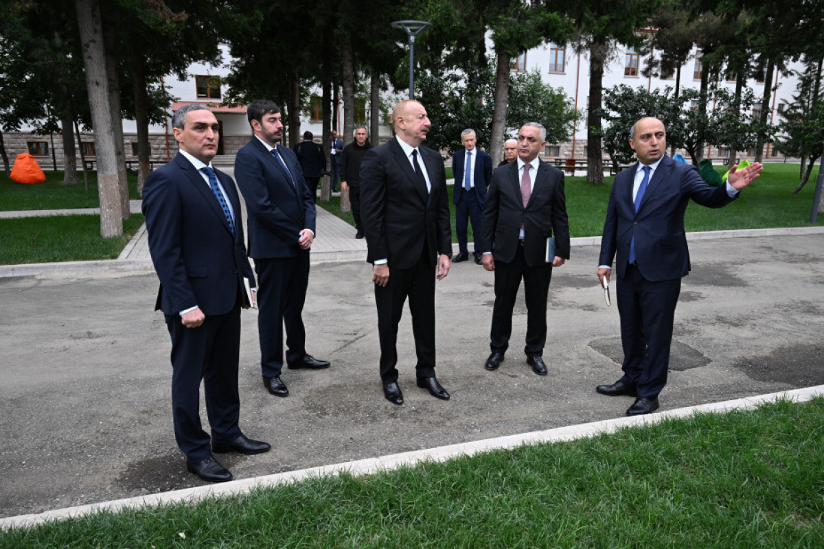 Prezident Xankəndi şəhərində Qarabağ Universitetinin açılışında iştirak edib - YENİLƏNİB 1 