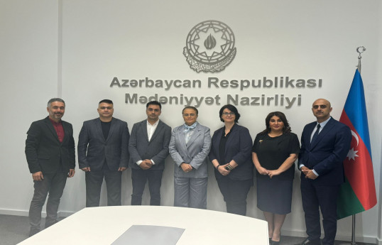Mədəniyyət Nazirliyində türkiyəli kino təhsili mütəxəssisləri ilə görüş keçirilib