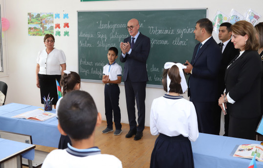 Nazir müavini Firudin Qurbanov Yevlaxda olub