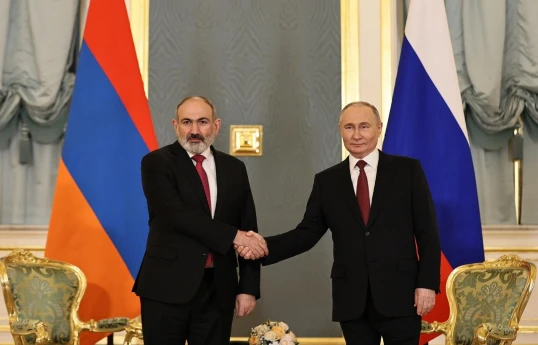 Putin Paşinyanı Ermənistanın Müstəqillik Günü münasibətilə təbrik edib