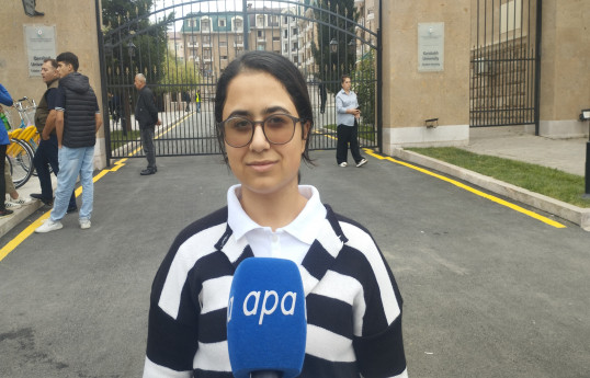 Tələbə: Qarabağ Universitetinin ilk tələbələrindən biri kimi Prezidentlə görüşmək böyük sevinc hissi yaratdı