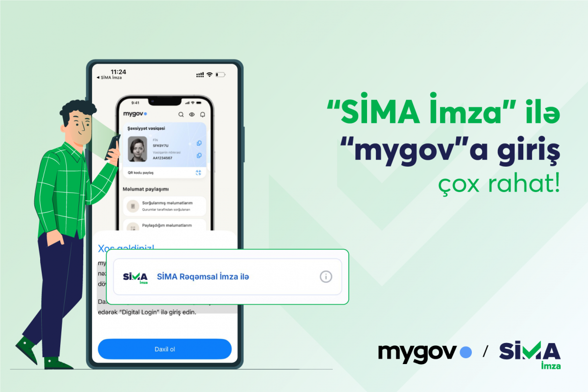 “mygov”da bütün sənədləri “SİMA İmza” ilə əldə etmək mümkündür!