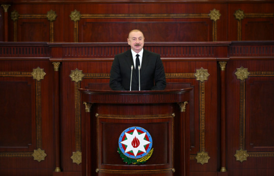 Prezident İlham Əliyev: Quru sərhədlərimizin bağlı olması bizi çox böyük fəlakətlərdən xilas etdi