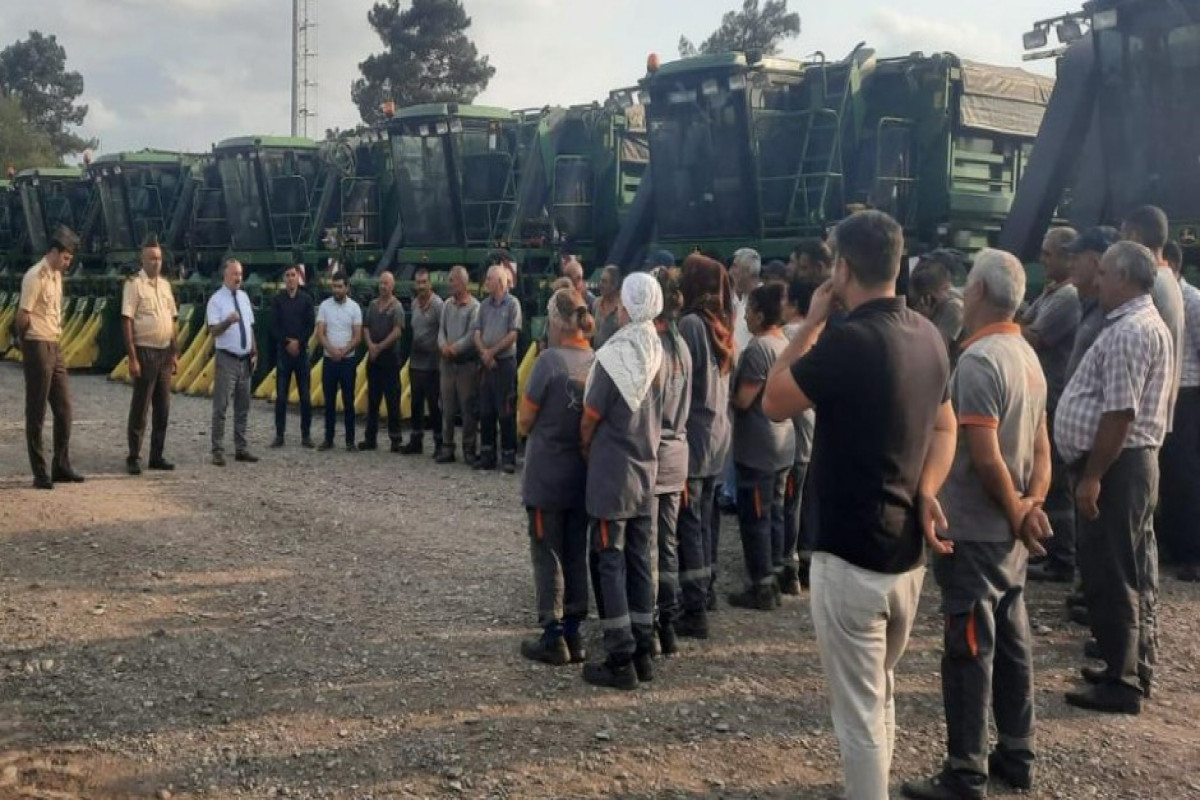 Pambıq tədarükündə yanğın təhlükəsizliyinə dair tədbirlər keçirilib