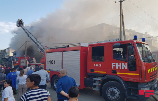 Bakıda yaşayış binasında yanğın olub