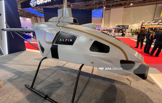 Türkiyənin "ALPİN" pilotsuz  zərbə helikopteri "ADEX-2024" sərgisində nümayiş olunur - FOTO 