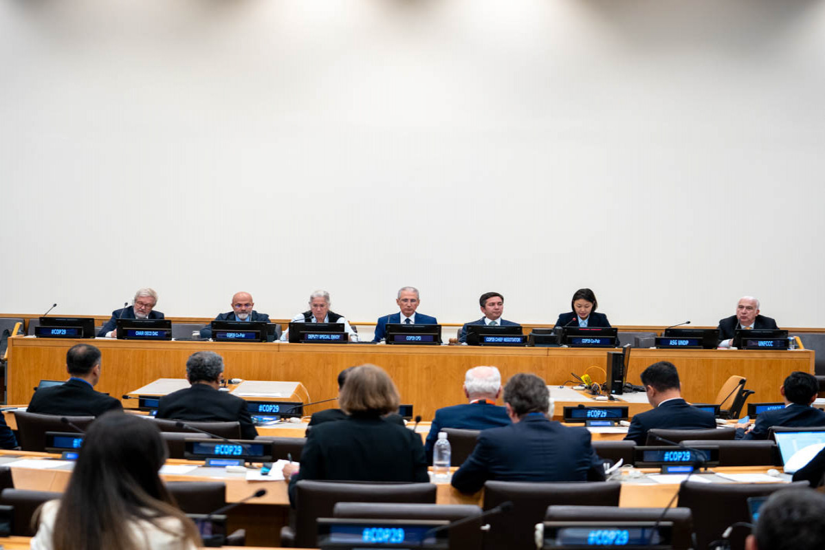 Nyu-Yorkda COP29 Sədrliyinin təşəbbüsü ilə İqlim Şəffaflığı üzrə Yüksək Səviyyəli Forum keçirilib - FOTO 