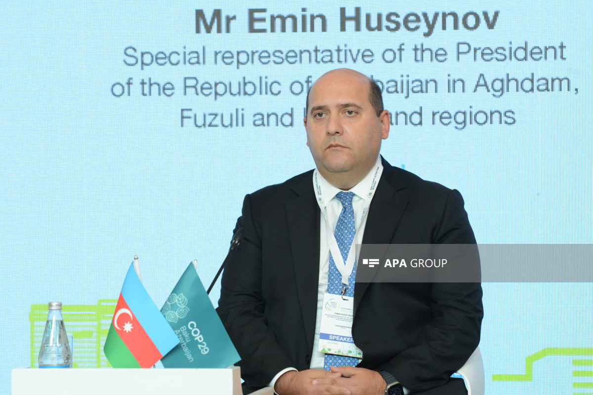Emin Hüseynov: Azad edilmiş ərazilərin bərpası üçün özəl sektorla əlaqələri genişləndirməliyik