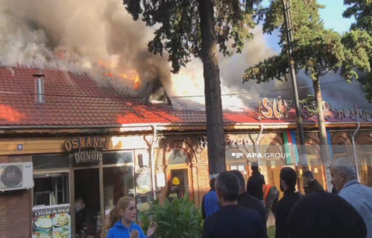 Zaqatalada restoran yanıb - YENİLƏNİB 
