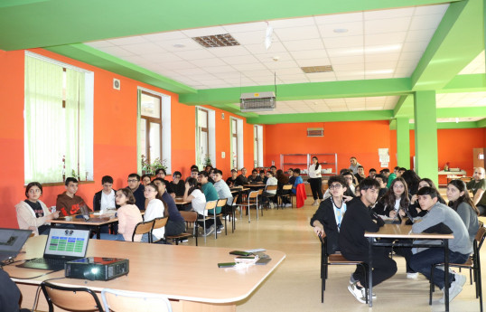 Beynəlxalq Olimpiada Mərkəzinin şagirdləri Şəmkirdə düşərgədə iştirak ediblər
