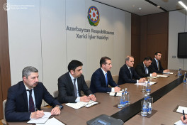 XİN rəhbəri İran Prezidentinin müşaviri ilə beynəlxalq təhlükəsizlik məsələlərini müzakirə edib - FOTO 