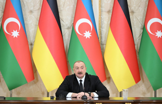 Prezident İlham Əliyev: Tam əminəm ki, bu səfər Azərbaycan-Almaniya əlaqələrinə yeni müsbət təkan verəcək