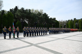 Almaniya Prezidentinin rəsmi qarşılanma mərasimi olub