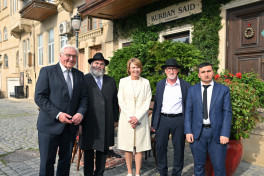 Frank-Valter Ştaynmayer İçərişəhərlə tanış olub - FOTO 