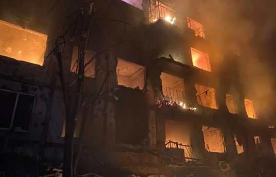 Rusiya Xarkova dronlarla kütləvi şəkildə hücum edib