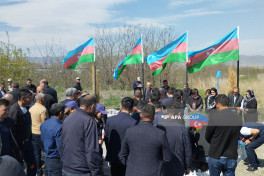 Qarabağın ilk şəhidlərindən Bəxtiyar Quliyev 32 il sonra dəfn edildiyi qəbiristanlıqda anılıb - FOTO 