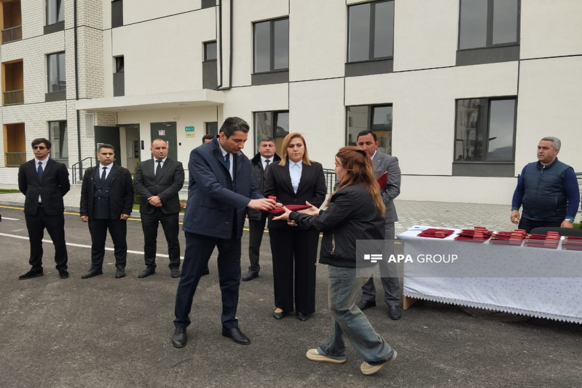 Suqovuşanda daha 53 ailəyə mənzillərin açarları təqdim olunub - YENİLƏNİB-1  - FOTO 