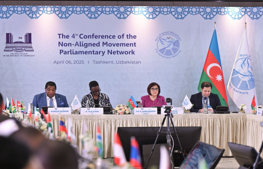 Daşkənddə Sahibə Qafarovanın sədrliyi ilə Qoşulmama Hərəkatının Parlament Şəbəkəsinin konfransı keçirilib