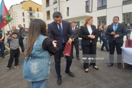 Növbəti köç karvanı Ağdərənin Suqovuşan kəndinə çatıb, mənzillərin açarları təqdim edilib- FOTO  - YENİLƏNİB-1  - VİDEO 