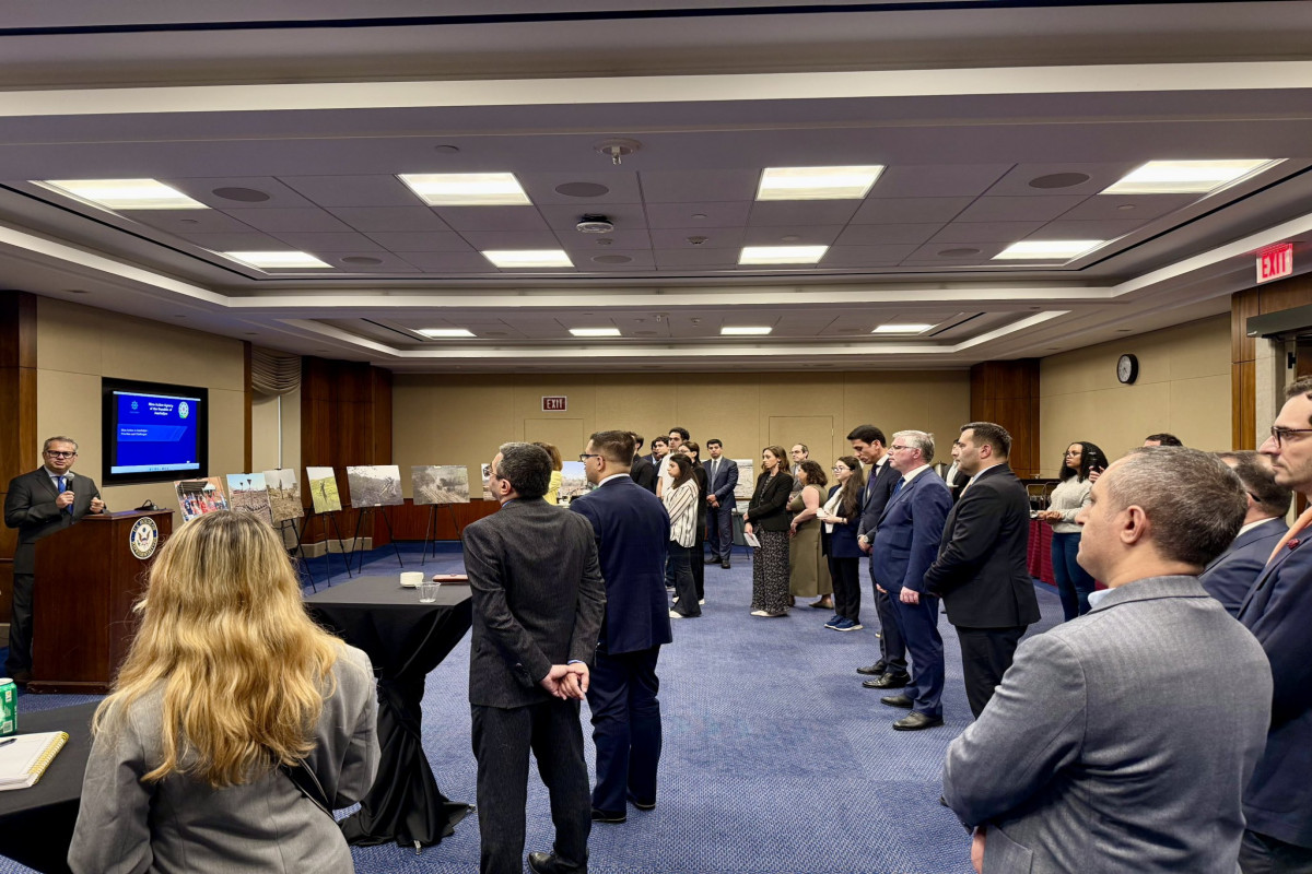 ABŞ Konqresində “Azərbaycanda minatəmizləmə: prioritetlər və çağırışlar” mövzusunda foto sərgi keçirilib
