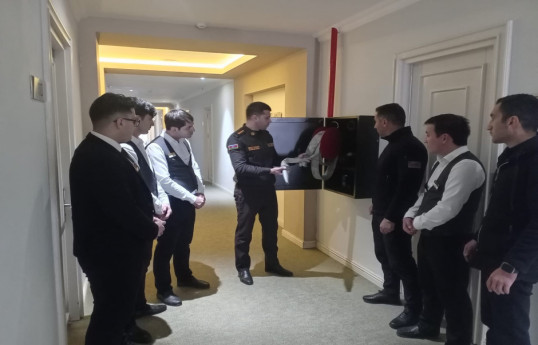Şuşa və Ağdamda mehmanxanalarda yanğın təhlükəsizliyi ilə bağlı tədbirlər keçirilib