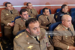 Gəncədə fövqəladə hallarda davranış qaydaları ilə bağlı seminar keçirilib - FOTO 