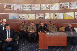 Gəncədə fövqəladə hallarda davranış qaydaları ilə bağlı seminar keçirilib - FOTO 