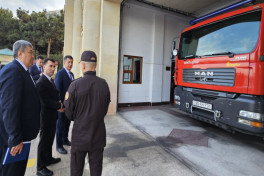 Özbəkistan nümayəndə heyəti Fövqəladə Hallar Nazirliyində olub