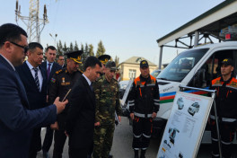 Özbəkistan nümayəndə heyəti Fövqəladə Hallar Nazirliyində olub