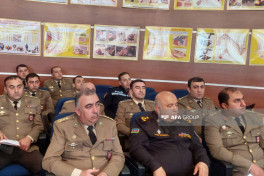 Gəncədə fövqəladə hallarda davranış qaydaları ilə bağlı seminar keçirilib - FOTO 