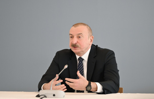 Prezident İlham Əliyev Azərbaycanın İrandakı səfirliyinə qarşı törədilmiş terror aktına toxunub